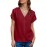 Solid Color Button Front Shirt, Elegant Long Sleeve Shirt For Spring & Fall, Women's Clothing