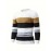 Men's Stylish Color Matching Knitted Pullover - Casual Breathable Long Sleeve Crew Neck Top