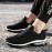 Men's Knitted Air-cushioned Shock-Absorbing Sneakers For Jogging Tennis Gym, Spring And Summer