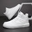 Men's Skate Shoes With Good Grip, PU Leather Lace-up Sneakers, Men's Footwear